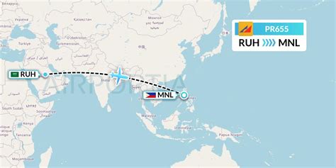 PR655 Flight Status Philippine Airlines: Riyadh to Manila (PAL655).